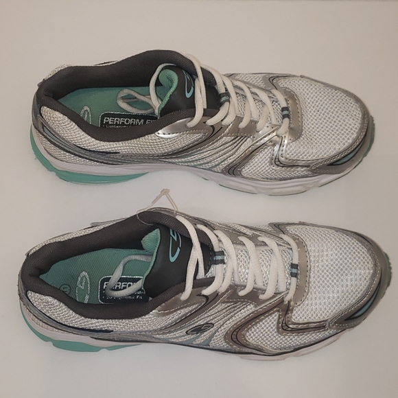 Champion C9 Enhance Perform Fit Athletic Running Sneakers 11 Green White Gray - Picture 4 of 16